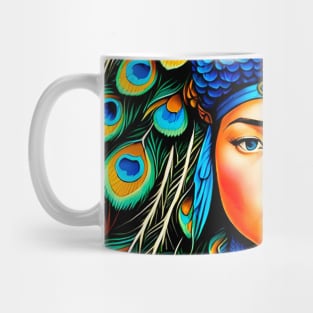 Oriental boy: the Peacock of celestial legends Mug